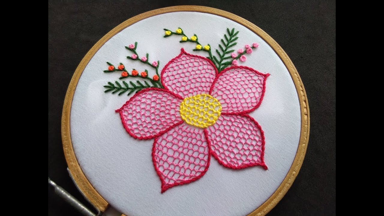 Hand Embroidery Stitch Embroidery YouTube