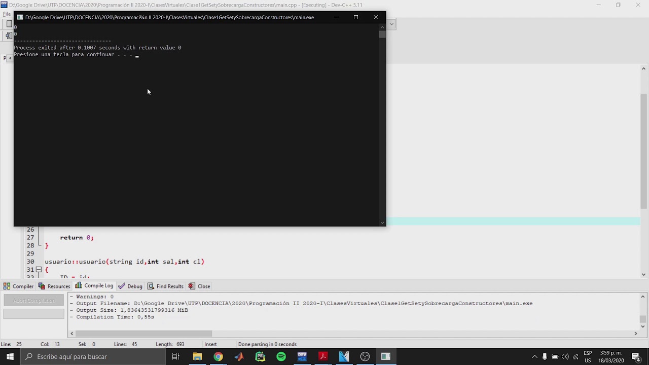 Métodos Get y Set POO C++ - YouTube