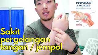 Sakit pergelangan tangan 🤚🏻 / jempol 👍🏻: Sembuhin sendiri dengan cara mudah!