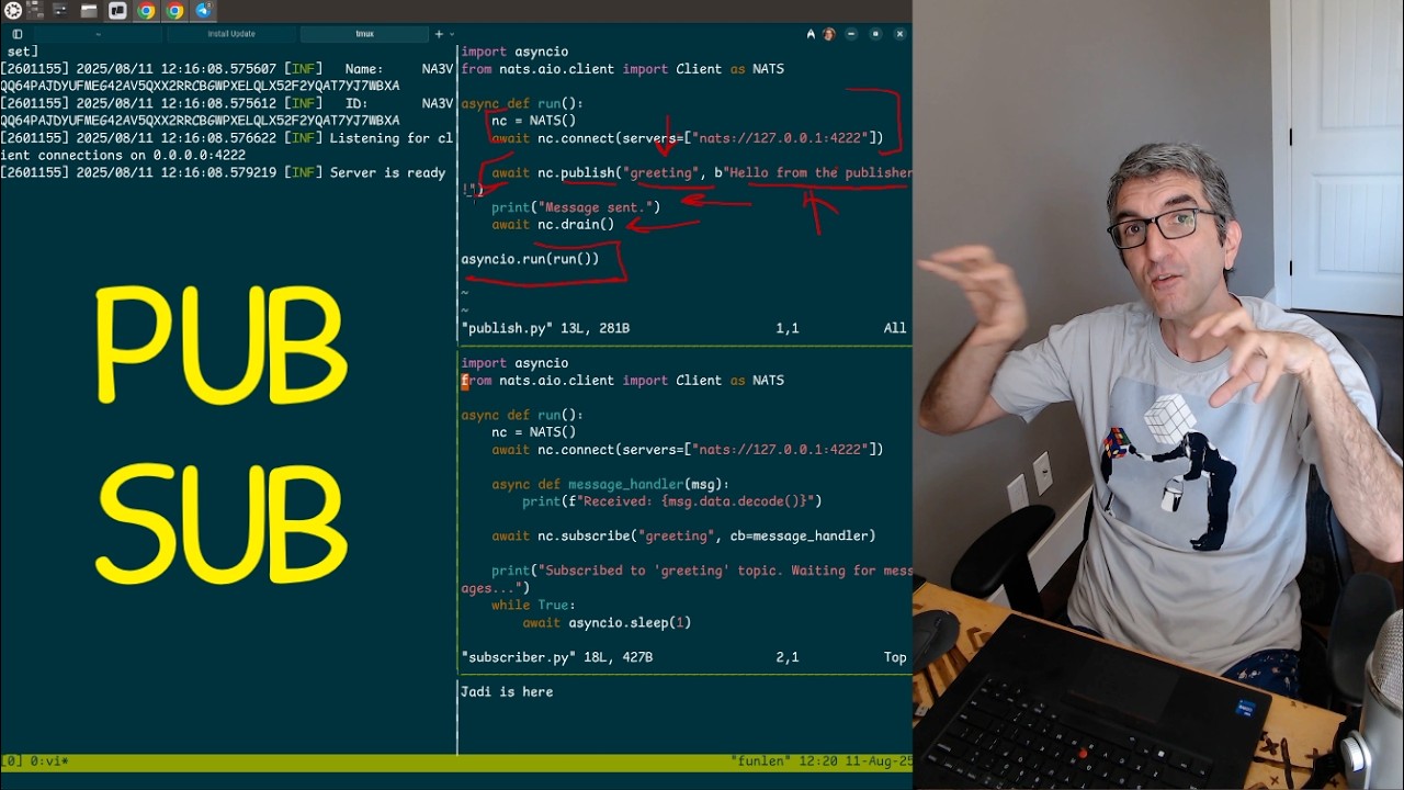 NATS Pub/Sub hands on;  Master This for System Design Interviews