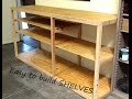 DIY Shop or Garage Shelf for Storage and Organization. Kreg Pocket Hole project. DIY Shop or Garage Shelf for Storage and Organization. Kreg Pocket Hole project.