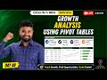 📊 Growth Analysis using Pivot Tables (Tamil) | Excel in 15 Mins with Siva | Day 48
