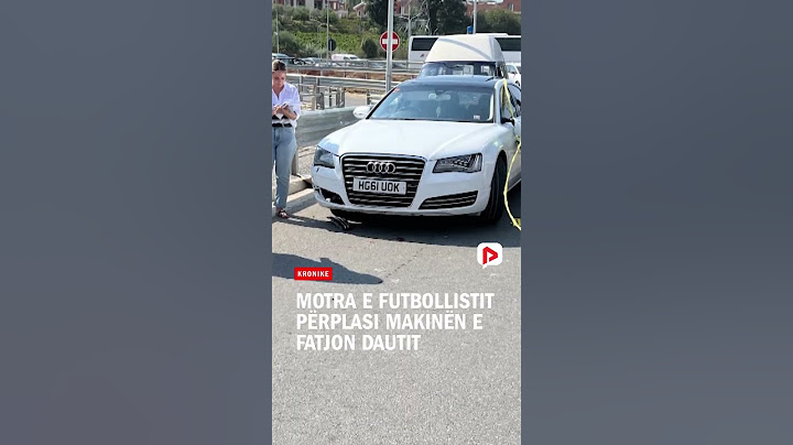 Sherri/ Motra e futbollistit përplasi makinën e Fatjon Dautit