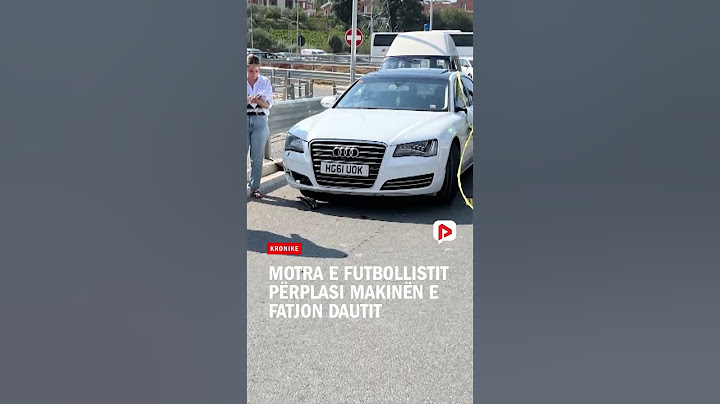 Sherri/ Motra e futbollistit përplasi makinën e Fatjon Dautit
