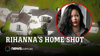 Woman arrested after Rihanna's home shot into by rifle