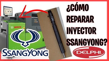 COMO REPARAR INYECTOR SSANGYONG //  INYECTOR DELPHI C2I // EUROYONG
