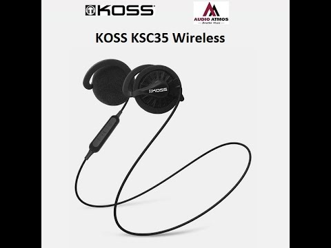 Koss KSC35 Wireless Bluetooth Ear Clips Features | KSC35 דגם KOSS אוזניות בלוטוס