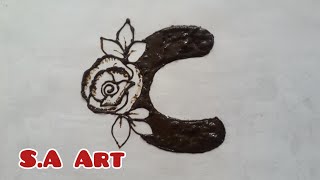 C letter tattoo mehendi design | Alphabet mehendi design |Henna Art| S.A Art|
