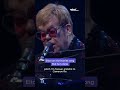 Elton John reveals 'song that I love to sing the most' #shorts
