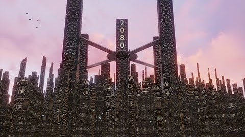 Futuristic City in Blender - 2.9