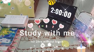 🌞 2 Hour | Study With Me | In morning | no breaks | no sound| Real time | 47th BCS preparation screenshot 4