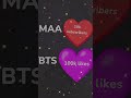 MAA vs BTS # viral #love#status#shorts#videos#trending shorts #youtube