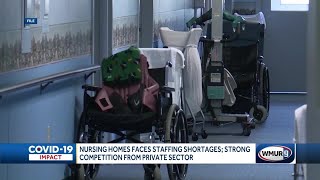 Nursing homes face staffing shortages, competition from private sector