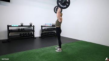 BB Complex: Deadlift, Row, Push Press, Back Squat