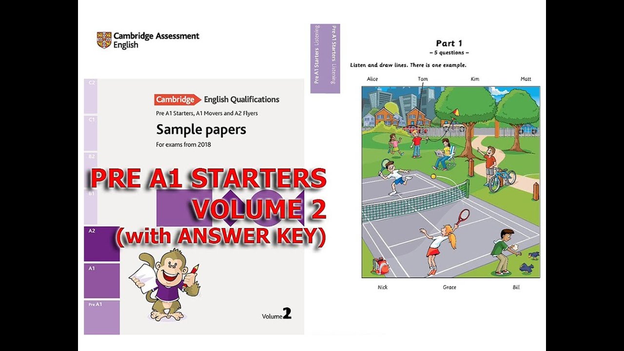 Starters SAMPLE TESTS Volume 2 - Listening Test 2 | Lớp Học Thầy Mol ...