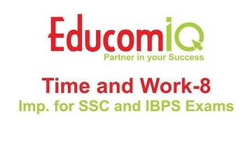 Time And Work video tutorial concept Shortcuts and Tricks [In Hindi] Part - 8