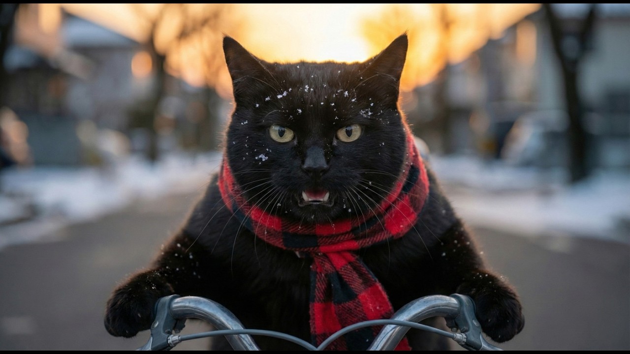 黒猫ララちゃんの育児奮闘ナイト🌙