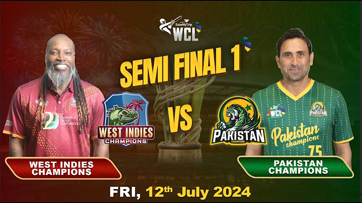 WCL 2024 Semi-Final 1: Pakistan Beats WI by 20 Runs! | Full Match Highlights | WCL T20