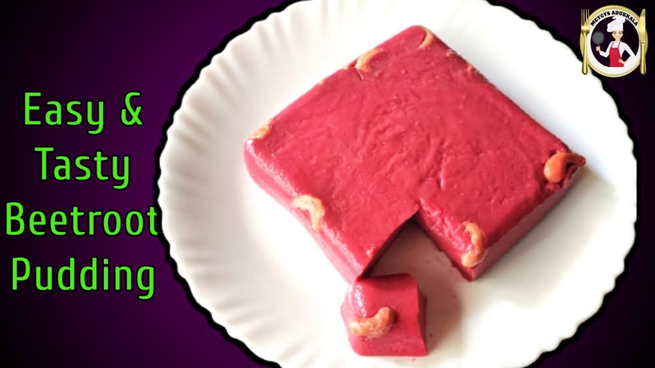 beetroot pudding / variety pudding / healthy and easy dessert with ...
