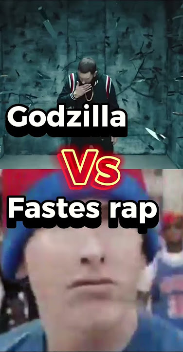 Godzilla Vs Fastes Rap (Eminem) #rap #godzilla #eminem
