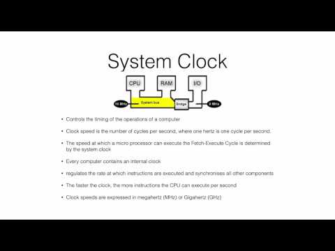 CPU and Fetch Execute Cycle