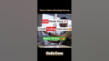 Top 3 Must-Watch DSA Videos to Crack Coding Interviews in 2025 🔥🚀 #shorts #dsa #leetcode #skills