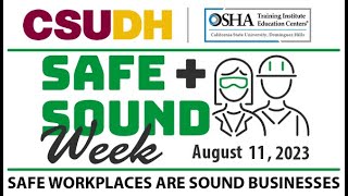 Webinar: Safe & Sound 2023 • CSUDH OSHA