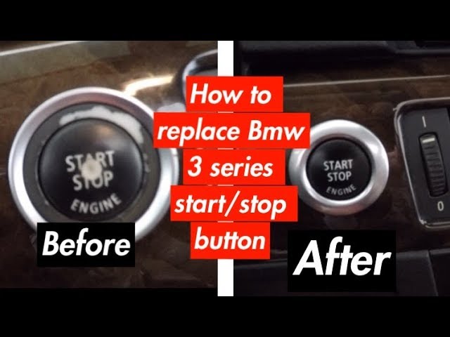 Bouton start/stop pour BMW Série 3 E90 E91 E92 E93