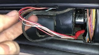 Repairing Main Tailgate Loom BMW. Broken wires, open insulation. Tail light wiring error e61