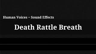 Death Rattle Breath   Sound Effect