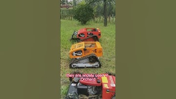hybrid customization color speed of travel 6km/h remotely controlled robot mower for slopes