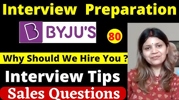 WHY SHOULD WE HIRE YOU? | @byjusclasses  INTERVIEW PREPARATION | FULL INTERVIEW TRAINING |