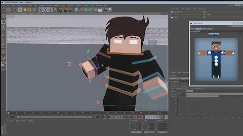 Fighting Stance - Minecraft Cinema 4D Tutorial - How To Animate A Fight - Part 1
