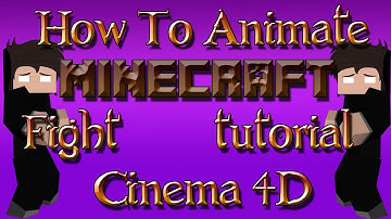 Fighting Stance - Minecraft Cinema 4D Tutorial - How To Animate A Fight - Part 1