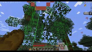Experimenting with Baritone to Deforest a Minecraft world! (Mesh SMP)