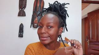 Removing my temporary locs (DIY)