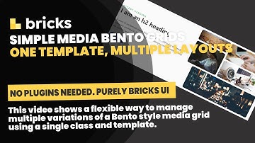 Bricks Builder: Simple flexible bento grid for media