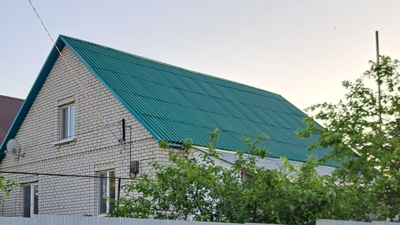 Покраска Шифера - YouTube