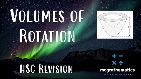 Volumes of Revolution | HSC Extension 1 Mathematics