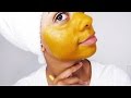 Clear  glowing skin  diy turmeric face mask  natural beauty  danielle darlynn