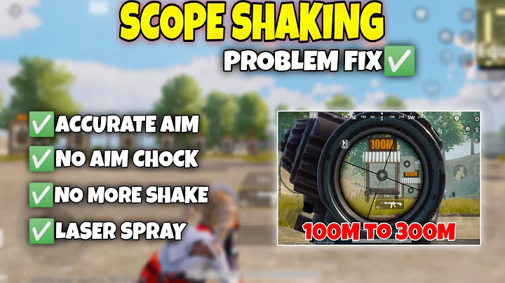 ☑️These Secret Basic Settings to improve your SCOPE SHAKING PROBLEM in bgmi/PUBGM