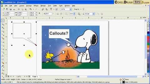Creating callouts in CorelDraw
