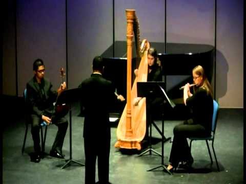 "Odonta" for flute, viola, and harp by Glenn Llore...