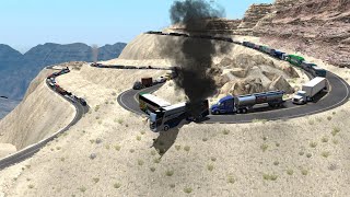 CARRETERAS INFERNALES /  RUTAS ACCIDENTADAS DE NAZCA-PUQUIO PERU / SCANIA MODASA ZEUS 4 8X2 SHALOM