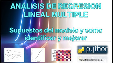 Analisis de Regresion Lineal Multiple: Comprobacion de supuestos #Python Multicolinealidad Varianza