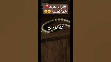 سورة الإخلاص 🥰القرآن الكريم راحة نفسية 😌☺️❤️