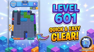 Color Block Jam Level 601 - QUICK & EASY CLEAR!