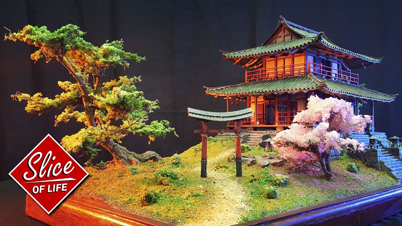 I built a REALISTIC Japanese dojo diorama 