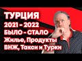 ТУРЦИЯ 2021 - 2022. Как БЫЛО и Как СТАЛО - Недвижимость, Аренда, ВНЖ, Такси, Продукты и Погода!