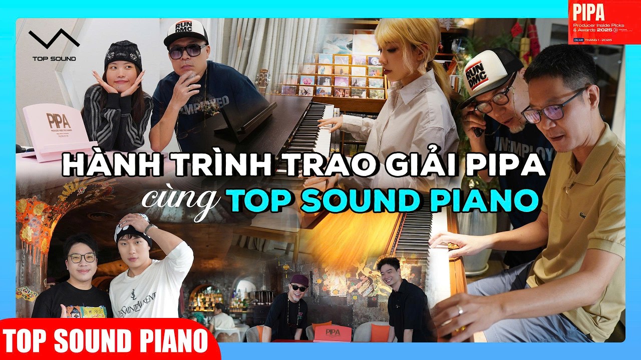 Hành trình set up đàn Piano trao giải thưởng PIPA cho các nghệ sĩ